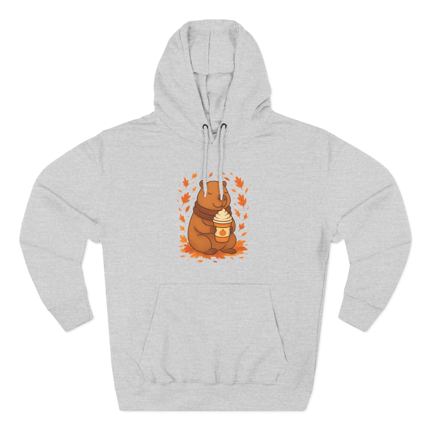 Cozy Capybara Fleece Hoodie | Autumn Fashion, Cute Sweatshirt, Fall Gift, Wildlife Lover, Comfortable Casual Wear