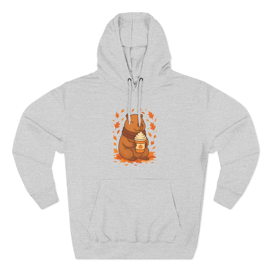 Cozy Capybara Fleece Hoodie | Autumn Fashion, Cute Sweatshirt, Fall Gift, Wildlife Lover, Comfortable Casual Wear