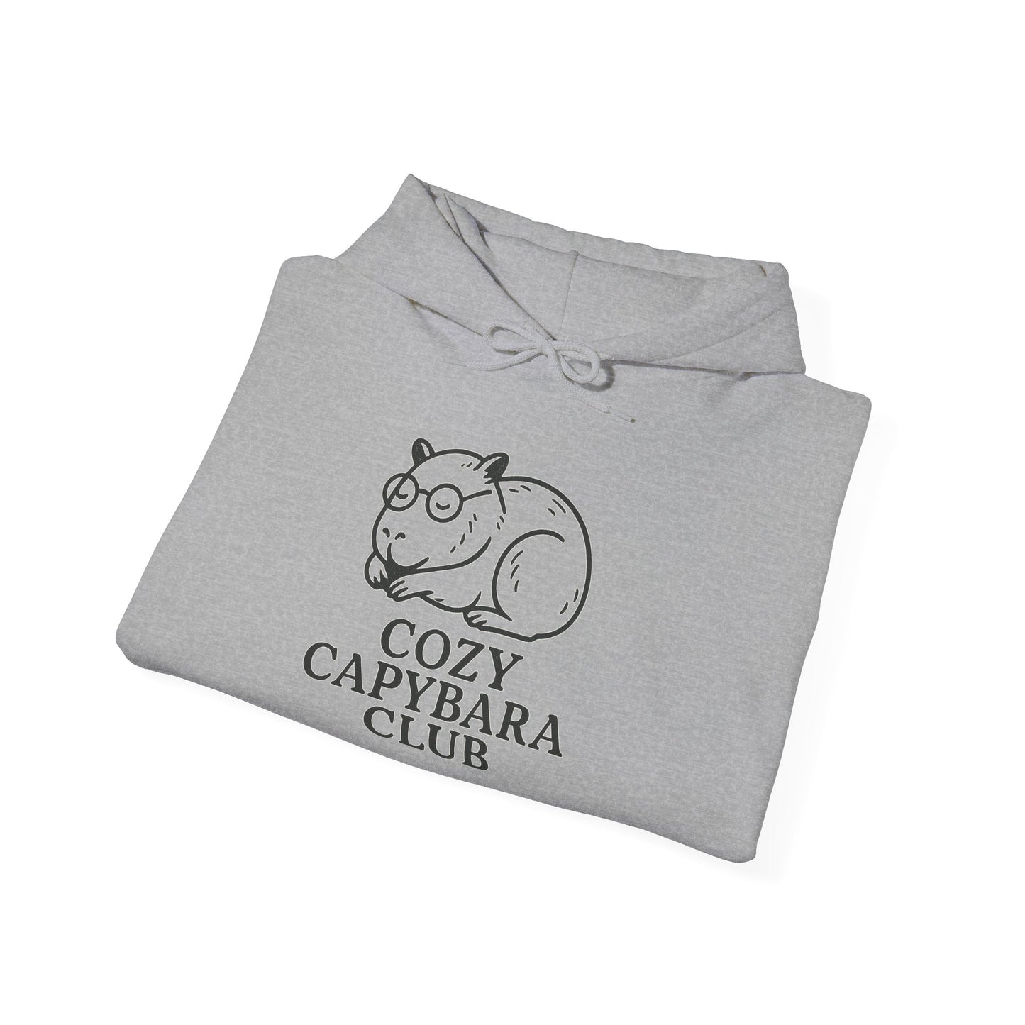 Cozy Capybara Hoodie | Unisex Hoodie for Animal Lovers | Gift for Friends | Chill Vibes | Perfect for Cozy Nights, Birthdays, Parties