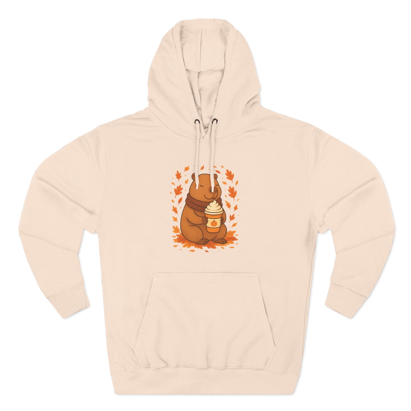 Cozy Capybara Fleece Hoodie | Autumn Fashion, Cute Sweatshirt, Fall Gift, Wildlife Lover, Comfortable Casual Wear