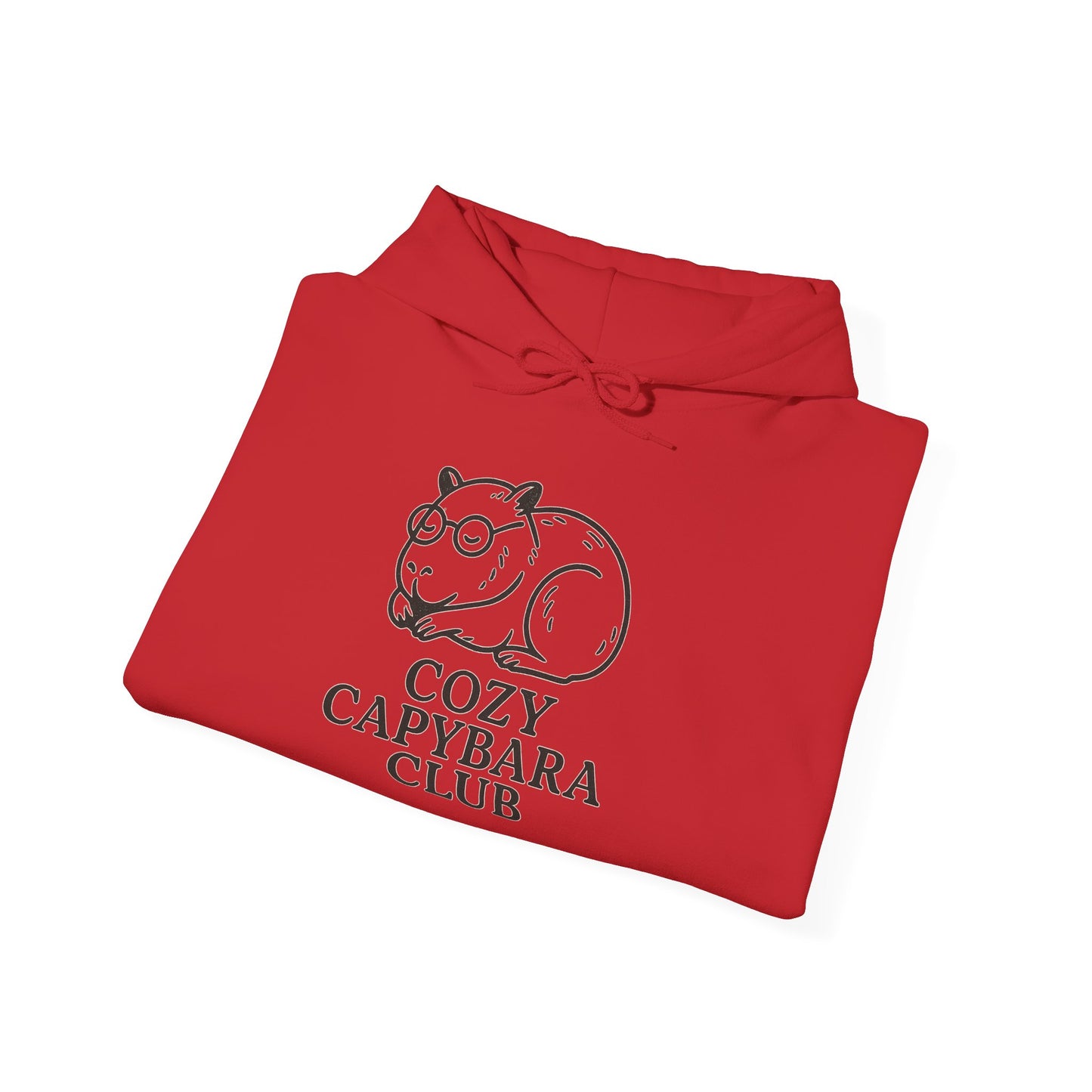 Cozy Capybara Hoodie | Unisex Hoodie for Animal Lovers | Gift for Friends | Chill Vibes | Perfect for Cozy Nights, Birthdays, Parties