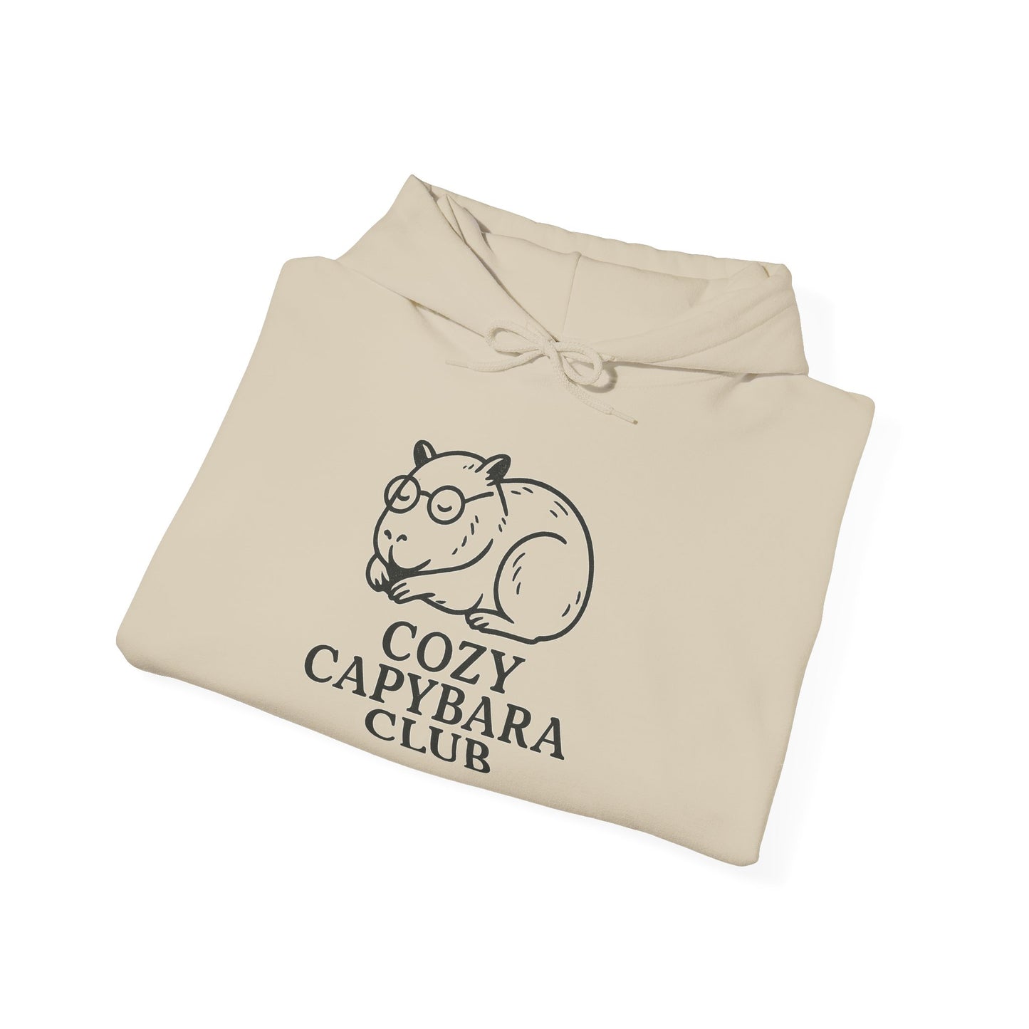 Cozy Capybara Hoodie | Unisex Hoodie for Animal Lovers | Gift for Friends | Chill Vibes | Perfect for Cozy Nights, Birthdays, Parties