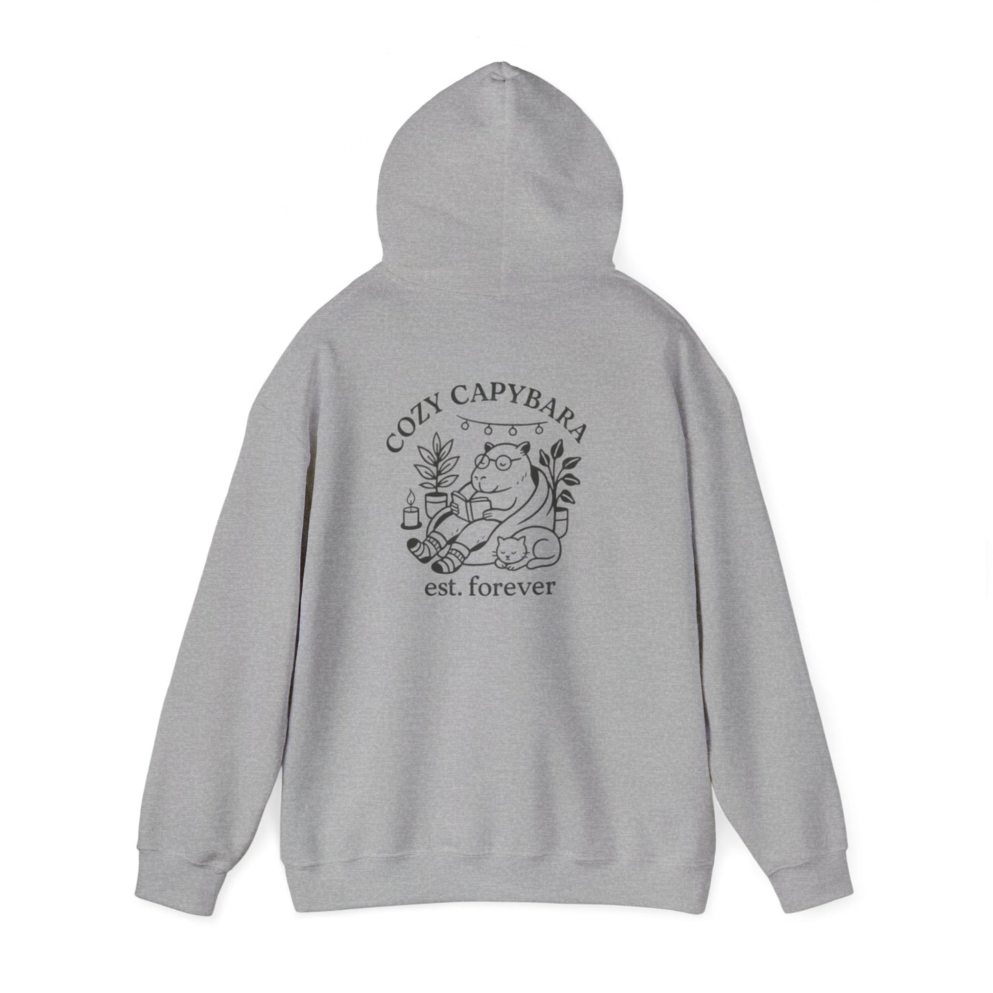 Cozy Capybara Hoodie | Unisex Hoodie for Animal Lovers | Gift for Friends | Chill Vibes | Perfect for Cozy Nights, Birthdays, Parties