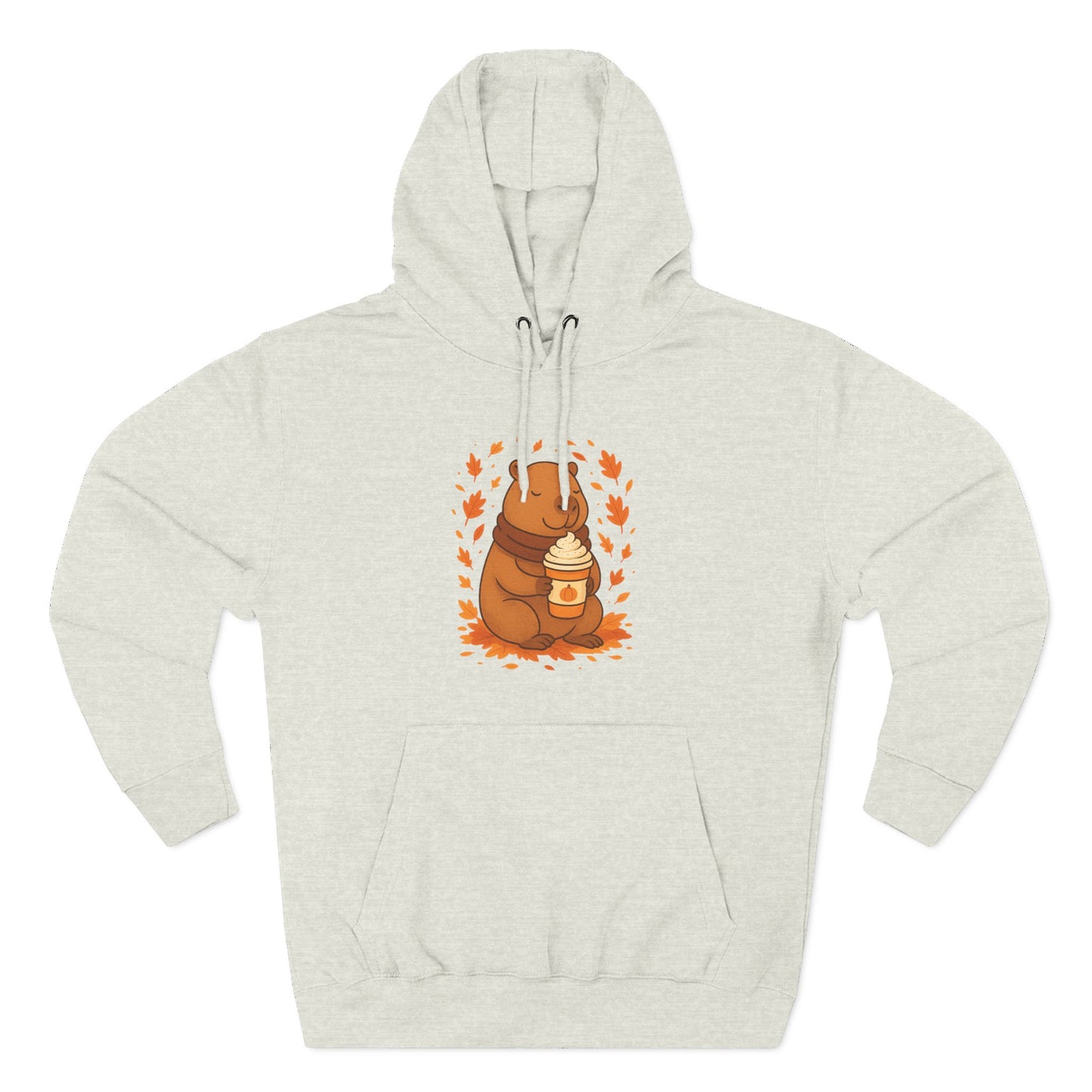 Cozy Capybara Fleece Hoodie | Autumn Fashion, Cute Sweatshirt, Fall Gift, Wildlife Lover, Comfortable Casual Wear