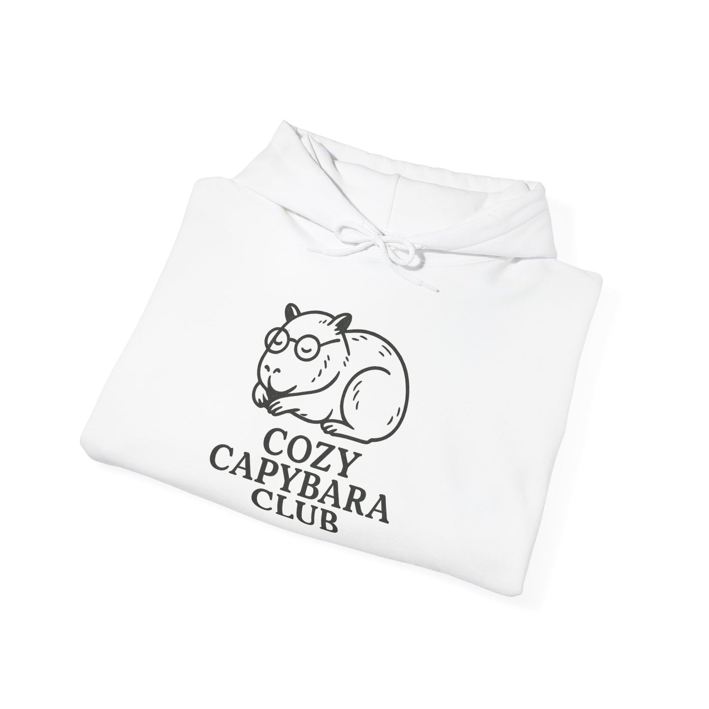 Cozy Capybara Hoodie | Unisex Hoodie for Animal Lovers | Gift for Friends | Chill Vibes | Perfect for Cozy Nights, Birthdays, Parties
