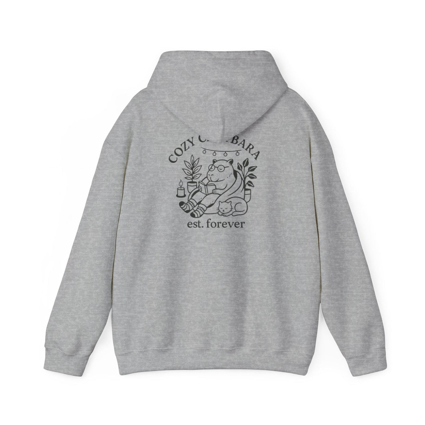 Cozy Capybara Hoodie | Unisex Hoodie for Animal Lovers | Gift for Friends | Chill Vibes | Perfect for Cozy Nights, Birthdays, Parties