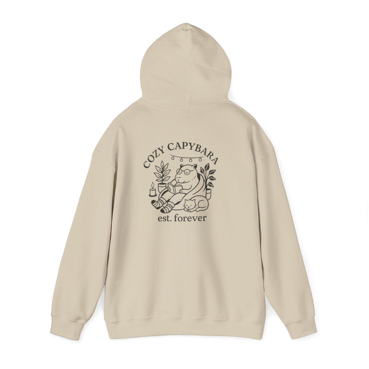 Cozy Capybara Hoodie | Unisex Hoodie for Animal Lovers | Gift for Friends | Chill Vibes | Perfect for Cozy Nights, Birthdays, Parties