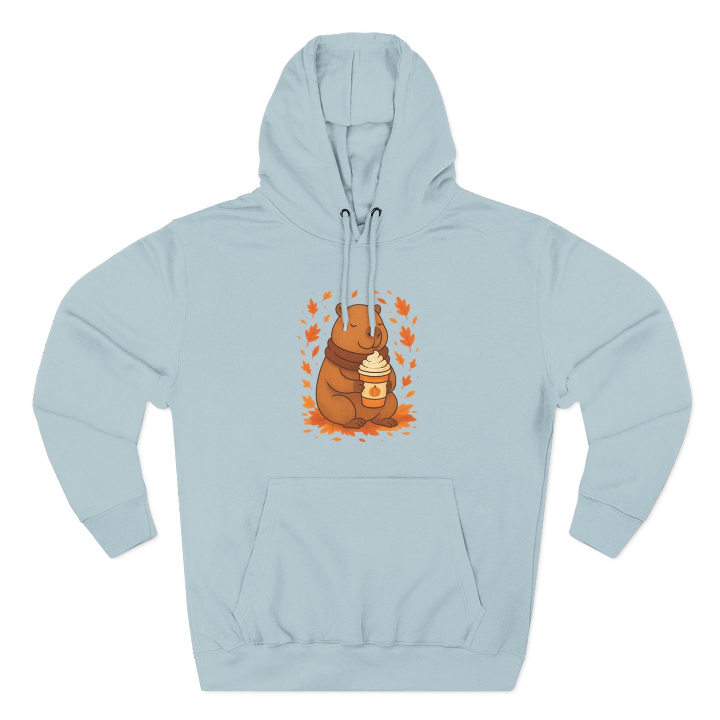Cozy Capybara Fleece Hoodie | Autumn Fashion, Cute Sweatshirt, Fall Gift, Wildlife Lover, Comfortable Casual Wear